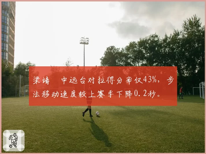 梁靖崑中远台对拉得分率仅43%,步法移动速度较上赛季下降0.2秒。